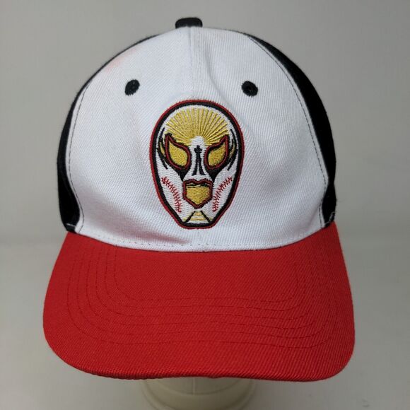 Unbranded Men's Strapback Hat Multicolor 100% Acrylic Embroidered Luchador - Picture 2 of 9
